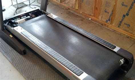 Step 1 Buy a piece of 12-inch, AC-grade plywood that is slightly bigger than your treadmill walking board. . Replace treadmill deck with plywood
